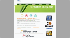 Desktop Screenshot of formation-mcts.com
