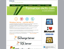 Tablet Screenshot of formation-mcts.com